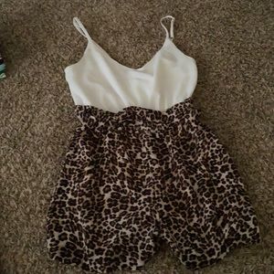 Leopard Romper